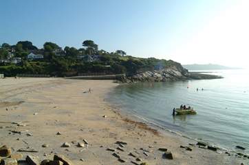 Swanpool beach is popular for watersports.