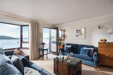 The sitting-room is on the first floor.
