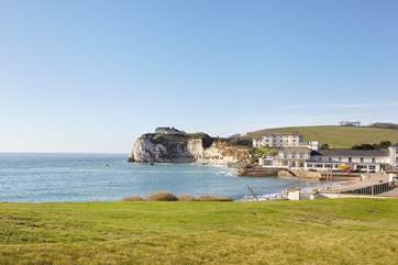 What a beautiful view across to a beautiful bay on the west side of the Island