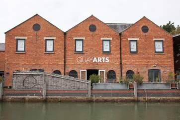 Quay Arts located on the River Medina is the island's leading art centre