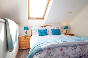 The Master bedroom bedroom is light and comfortable