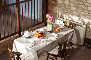 Sit down for a family meal, who fancies doing the dishes?
