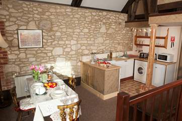 The open plan living space is great for entertaining.