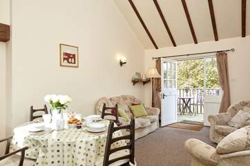 A lovely and bright open plan area