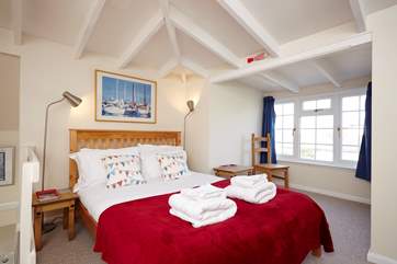 The spacious master bedroom for a very comfortable nights sleep