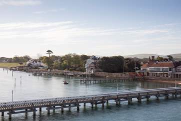The pier is a great place for crabbing and fishing