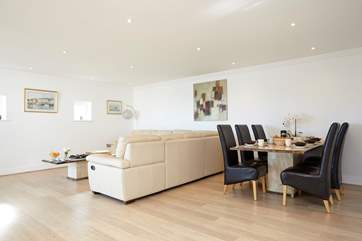 There is plenty of room in this stunning apartment.