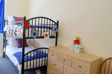 The bunk-beds are delightful and ideal for children.
