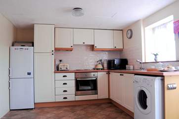 The kitchen is extremely well-equipped.