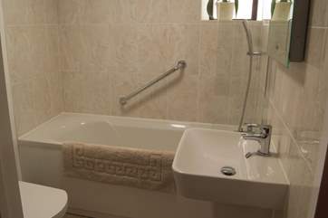 The ground floor bathroom