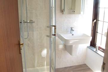 The first floor en-suite shower room.