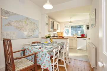 As you eat breakfast, study the Isle of Wight map and get ideas for your day exploring!
