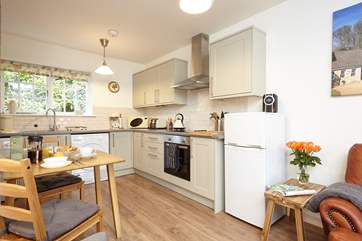 If you feel like cooking, the kitchen is well-equipped.