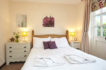 Get a full eight hours sleep in the comfortable double bed