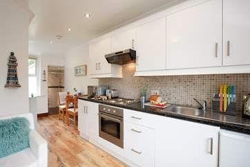 The well-equipped kitchen for preparing your favourite dishes.