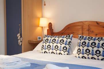 Rest your head on the soft pillows after a glorious day on the Isle of Wight.
