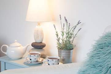 Before you head out for the day, start things with a cup of tea in the quiet surroundings.