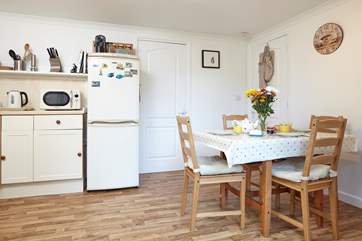 Enjoy dinner together around the table