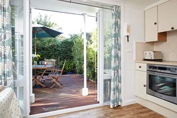 Open up the patio doors and let the summer air come through