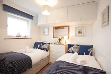 The twin bedroom on the gound floor