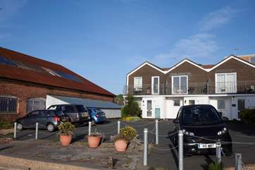 Each cottage has allocated parking