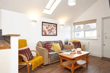 Cosy up in the sitting-room after a day exploring the Isle of Wight