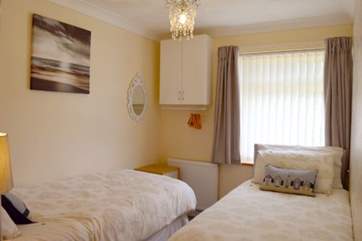 The twin bedroom