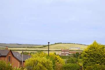 From the garden there are views towards the Downs