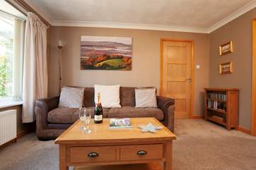 The sitting room invites you to relax after a day exploring the Island.