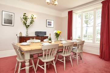 Enjoy a long lingering meal around the dining-table.