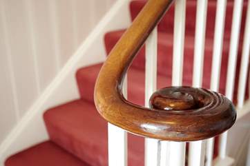 Go on upstairs where you will find five gorgeous bedrooms