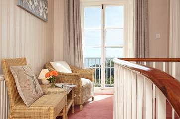 The perfect spot to take in the sea views and relax