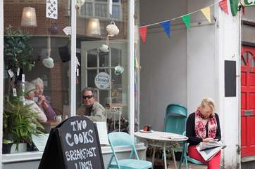 Take a walk to a local cafe and enjoy a cup of tea