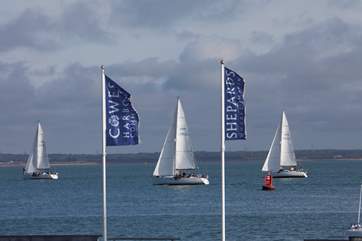 Cowes hosts the famous sailing event, Cowes Week.