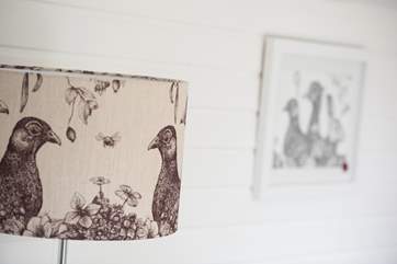From lampshades to pictures.