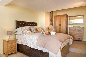 The gorgeous bedroom area.