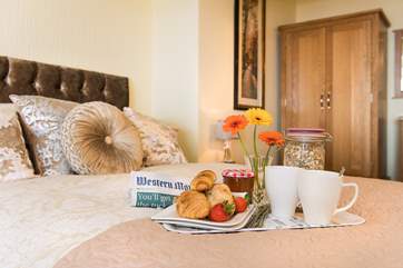 Why not treat yourself to breakfast in bed?