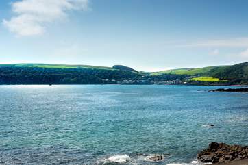 Looking across to the twin villages of Kingsand and Cawsand.