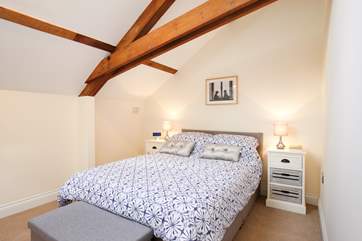 The second bedroom with comfortable double bed
