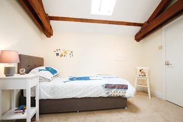 The single bedroom is perfect for children, or to escape your other half's snoring!