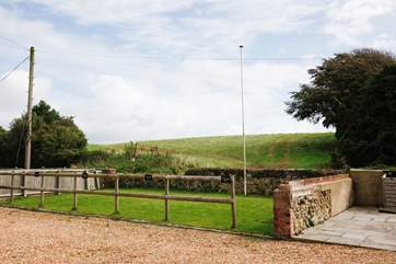 This area of lawn is for sole use of the guests staying at Chillerton Barn