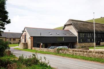 The barn conversion is set on the first floor