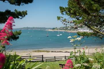 St Mawes has several sandy beaches.