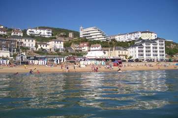 Take a swim in the calm waters of Ventnor