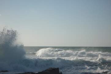 A stormy winter's day at Godrevy.
