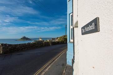 Set on the edge of Marazion's main street, The Nutshell has wonderful sea views.