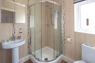 The shower-room.