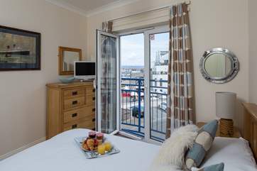 Master bedroom definitely has a room with view!