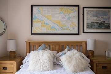 So many nautical charts and maps to marvel at.