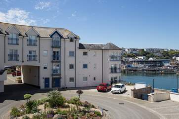 The stunning Moorings Reach apartments stand very proud overlooking the harbour.